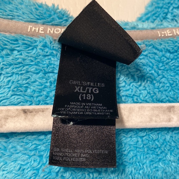 The North Face Girl’s XL (18) Aqua Fleece Jacket - Picture 7 of 12